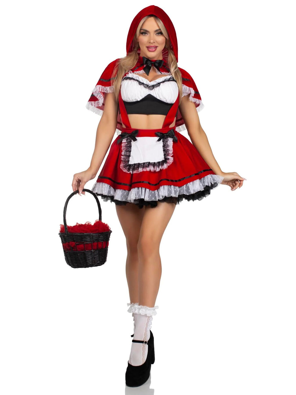 Leg Avenue (США) Костюм Червоної Шапочки Leg Avenue Flirty Miss Red Top and Skirt M
