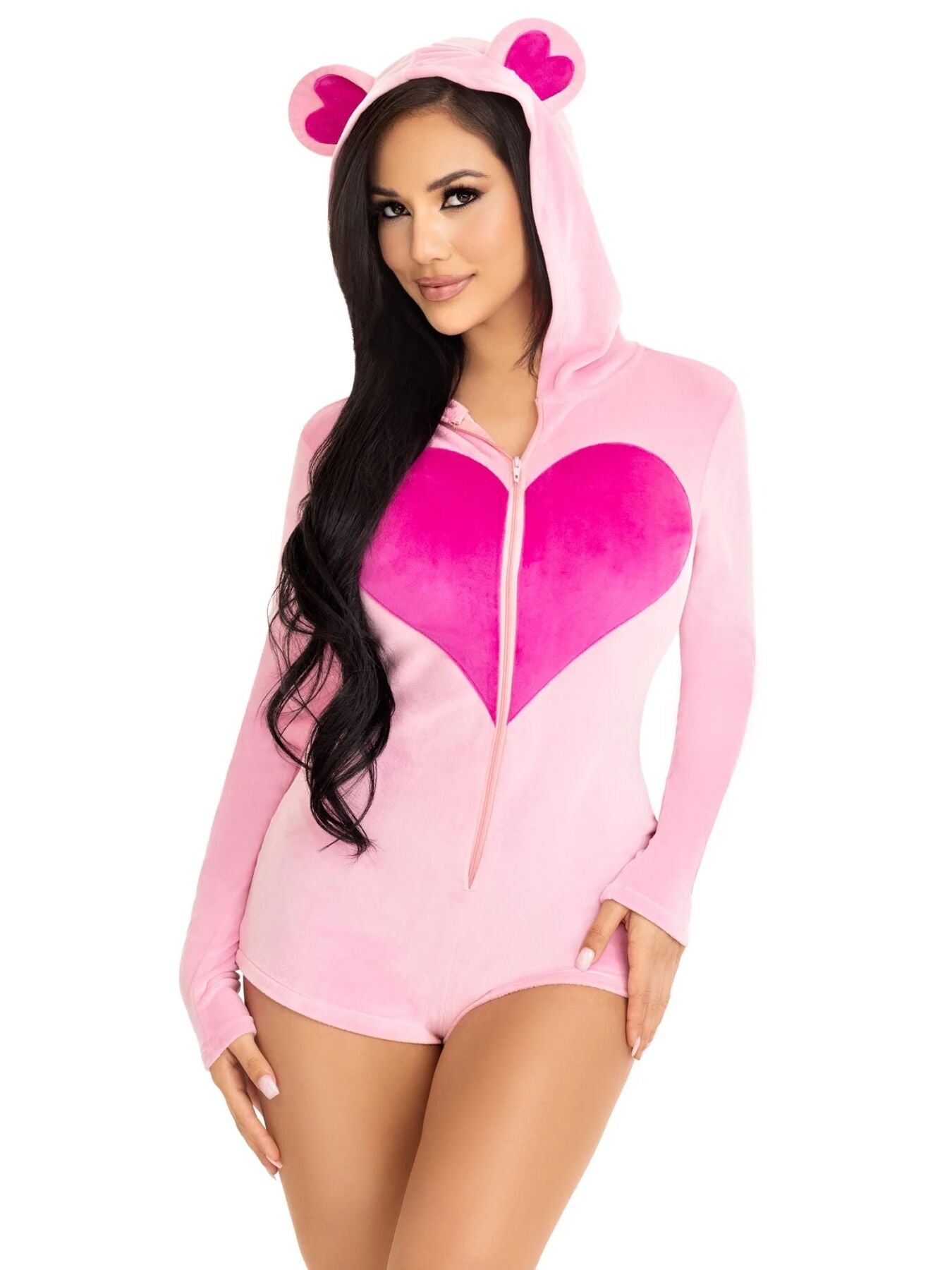 Leg Avenue (США) Комбінезон «Солодкий ведмедик» Leg Avenue Sweetheart Bear Velvet Romper S