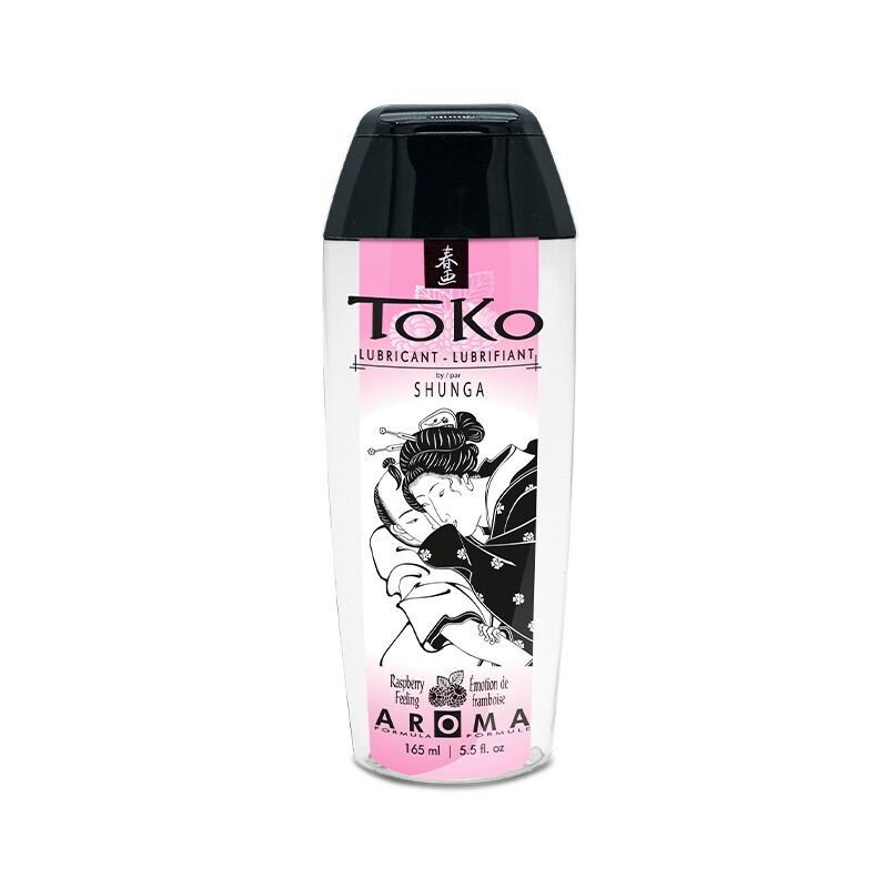 Shunga (Канада) Лубрикант на водній основі Shunga Toko AROMA – Raspberry (165 мл), не містить цукру