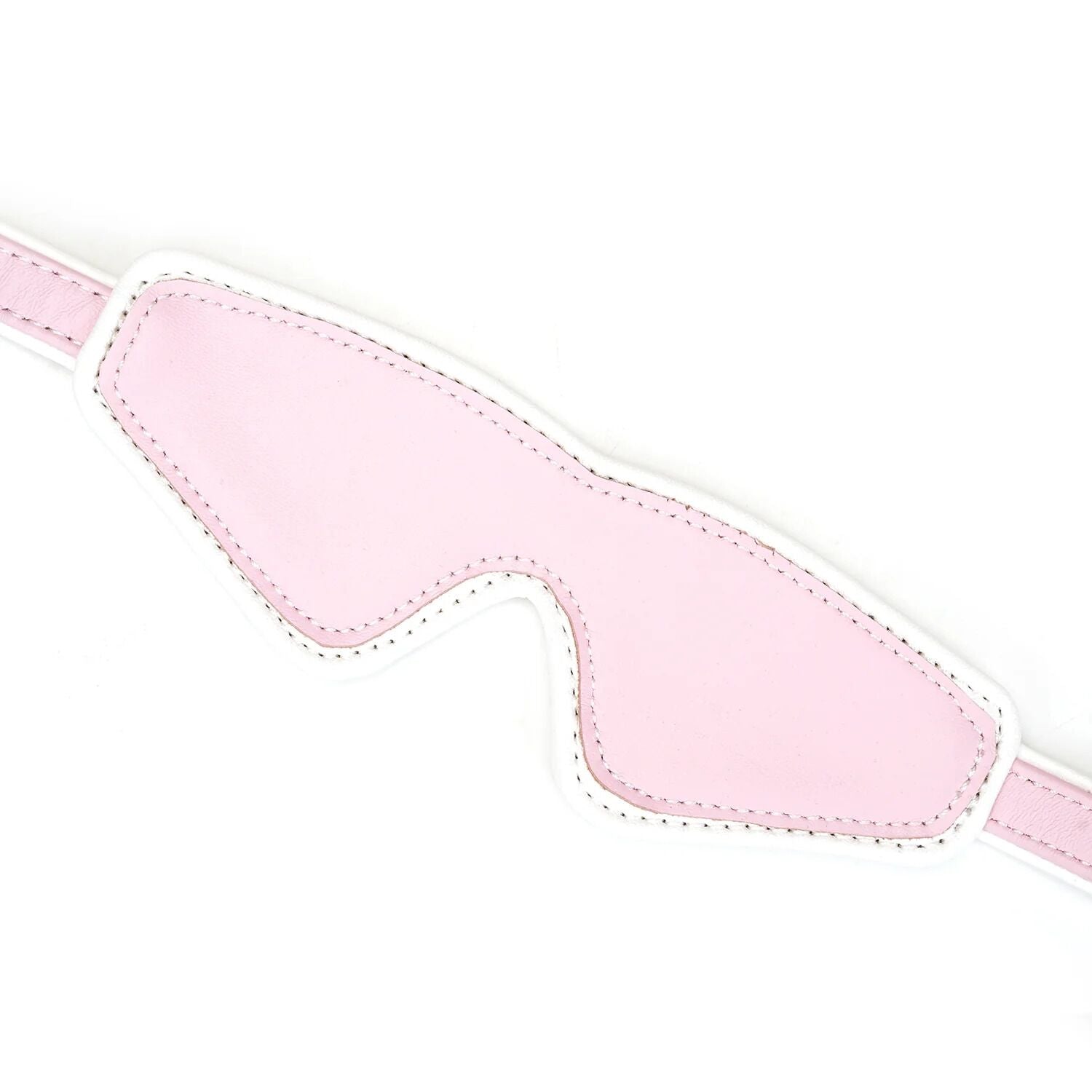 Liebe Seele (Японія) Шкіряна маска на очі Liebe Seele White & Pink Fairy Goat Leather Blindfold