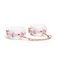 Liebe Seele (Японія) Наручники Liebe Seele White & Pink Fairy Goat Leather Hand Cuffs