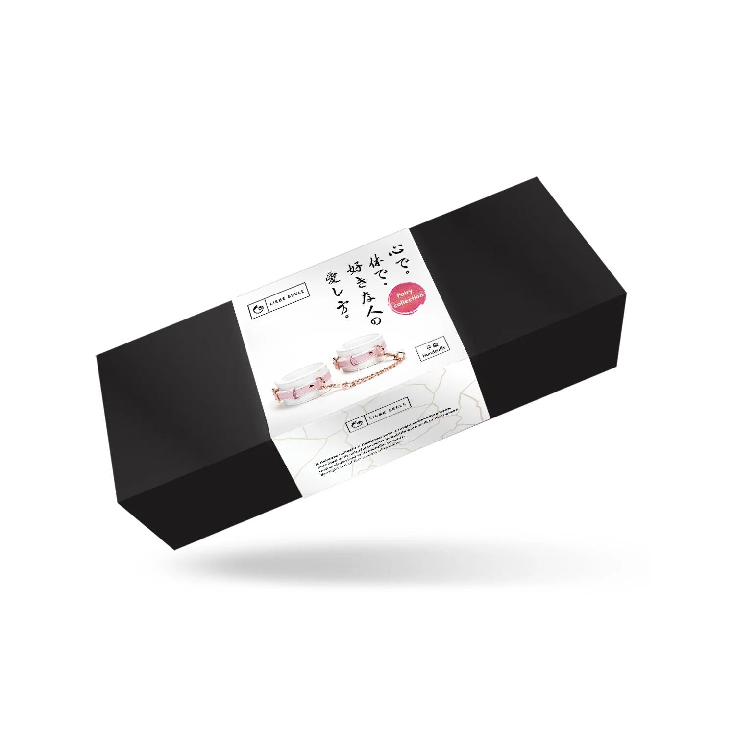 Liebe Seele (Японія) Наручники Liebe Seele White & Pink Fairy Goat Leather Hand Cuffs