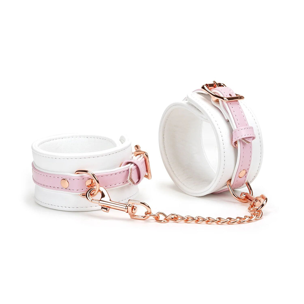 Liebe Seele (Японія) Поножі Liebe Seele White & Pink Fairy Leather Ankle Cuffs