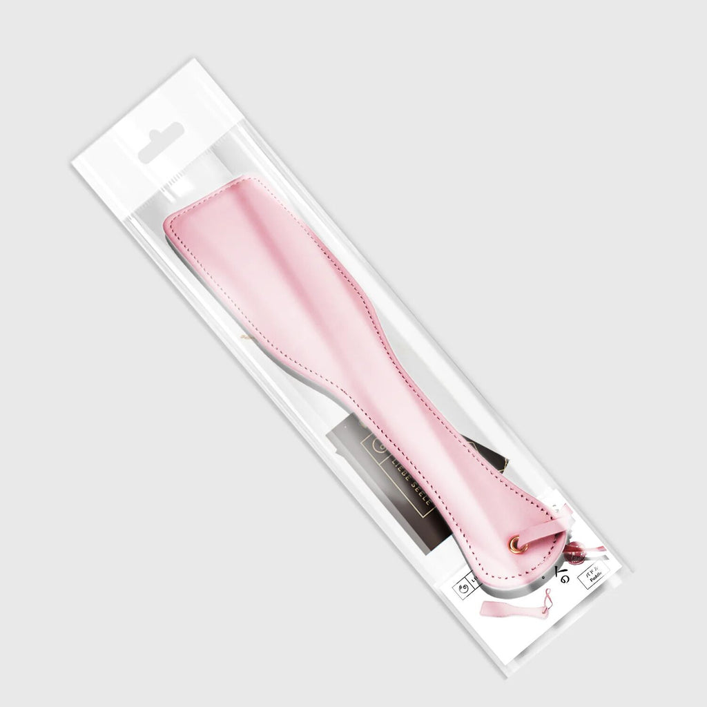 Liebe Seele (Японія) Паддл Liebe Seele White & Pink Leather Paddle
