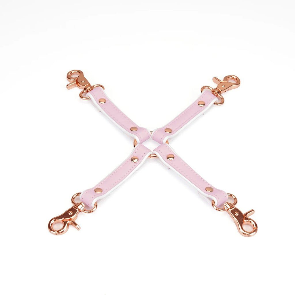Liebe Seele (Японія) Хрестовина Liebe Seele White & Pink Leather Hogtie