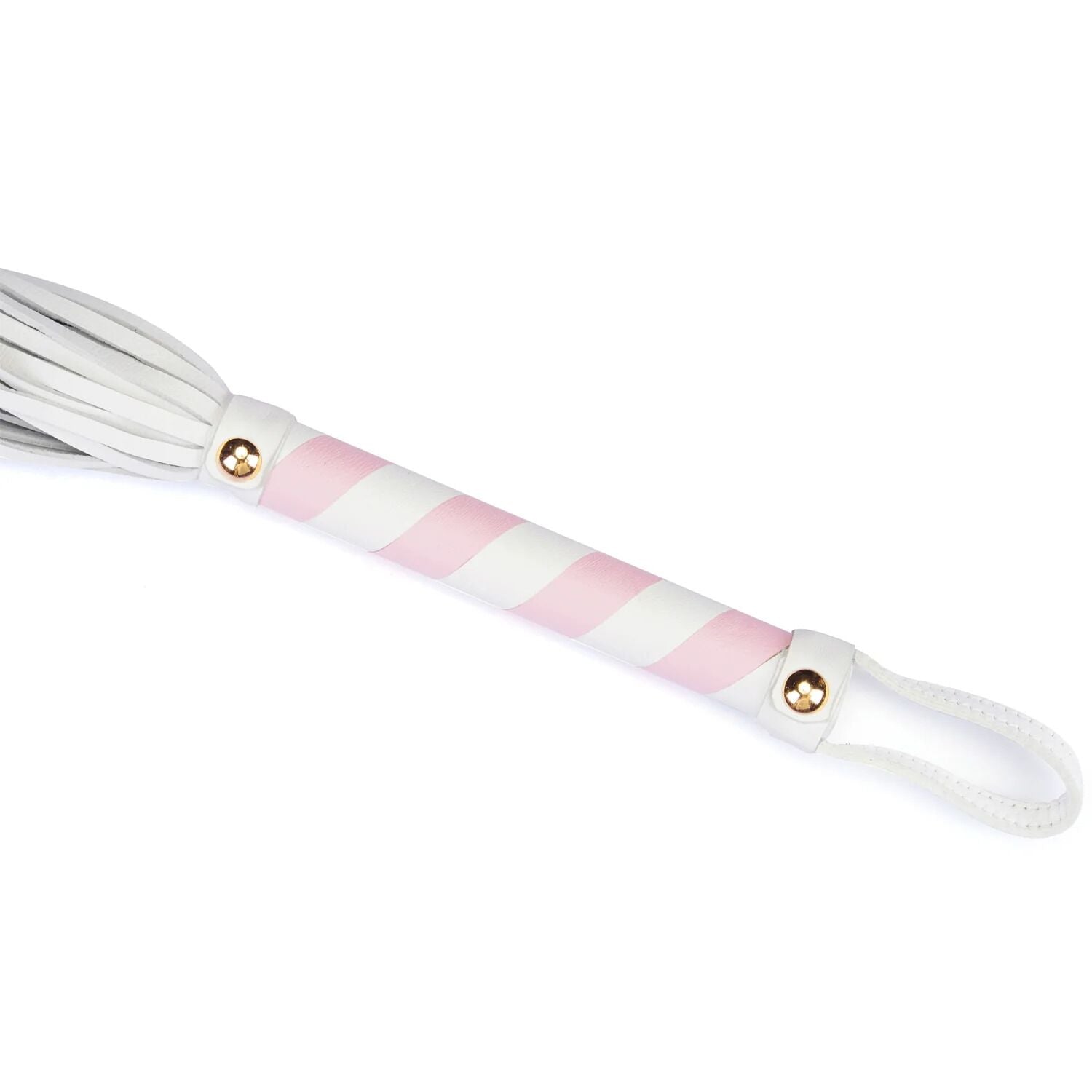 Liebe Seele (Японія) Флогер Liebe Seele White & Pink Leather Flogger