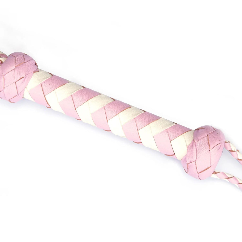 Liebe Seele (Японія) Флогер Liebe Seele White & Pink Leather Whip