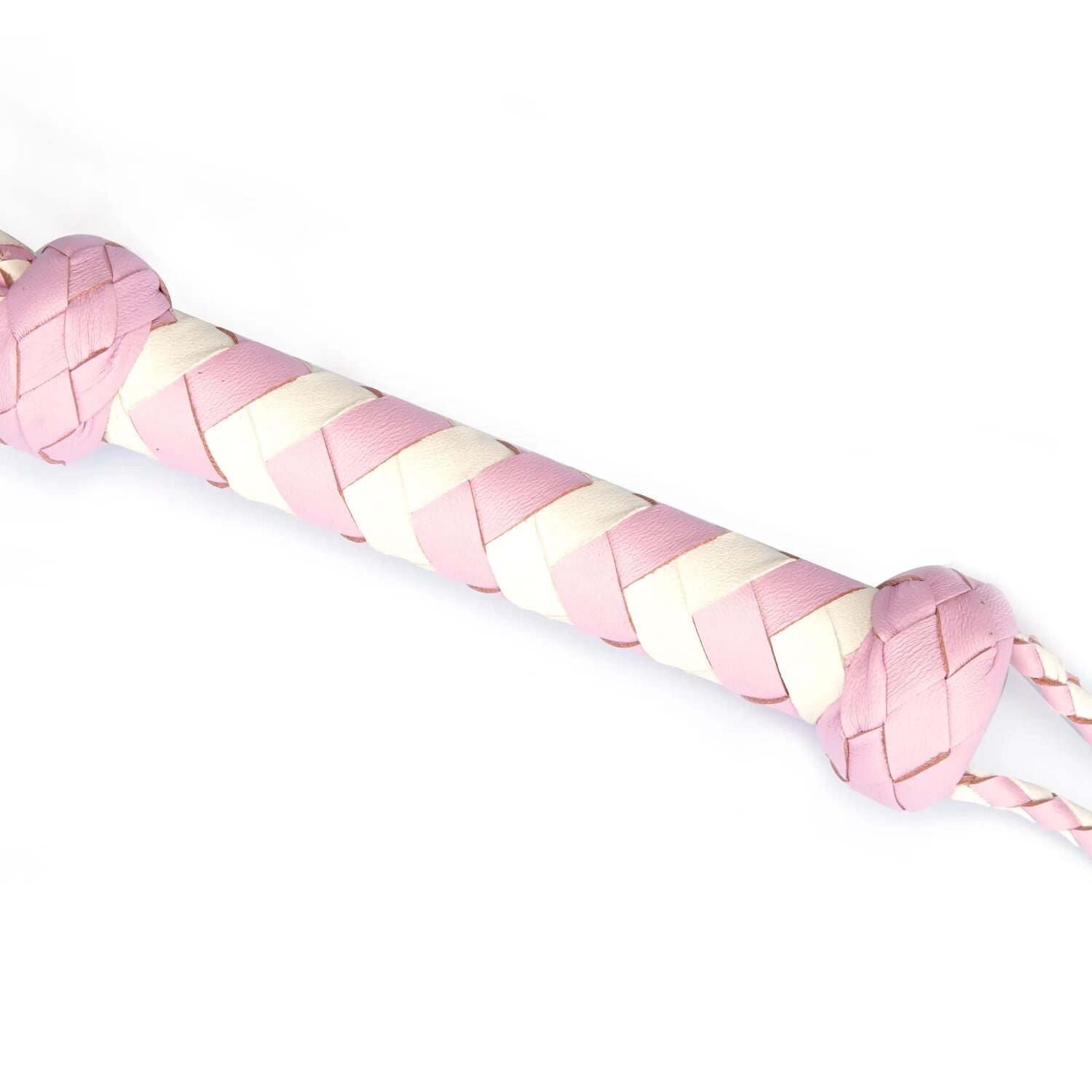 Liebe Seele (Японія) Флогер Liebe Seele White & Pink Leather Whip
