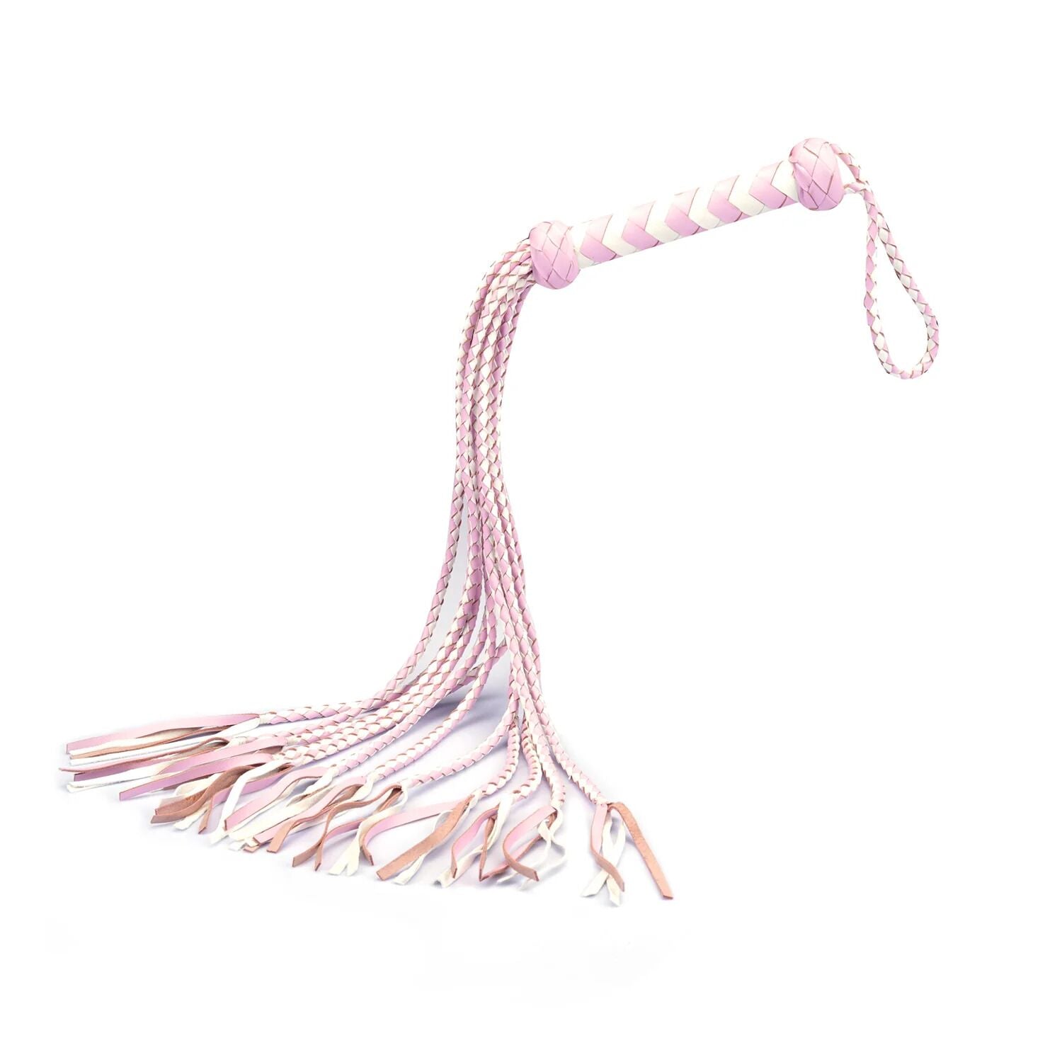 Liebe Seele (Японія) Флогер Liebe Seele White & Pink Leather Whip