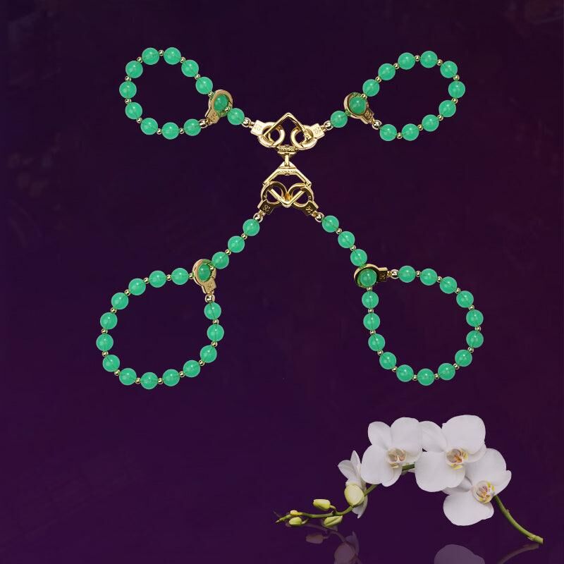 LOCKINK (Китай) Нефритові наручники та поножі LOCKINK Jade Handcuffs & Anklecuffs