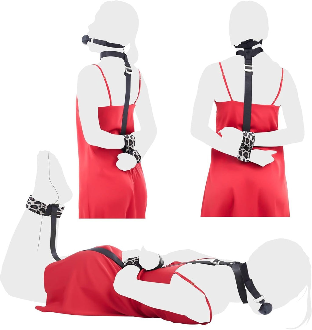 LOCKINK (Китай) БДСМ-набір LOCKINK YEAHWOW Armbinder Restraint Set Black