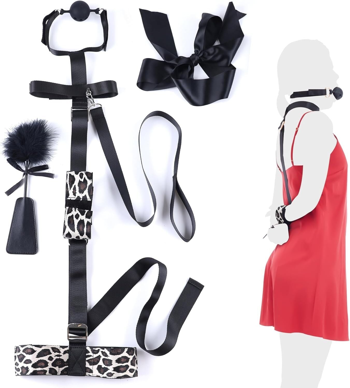 LOCKINK (Китай) БДСМ-набір LOCKINK YEAHWOW Armbinder Restraint Set Black