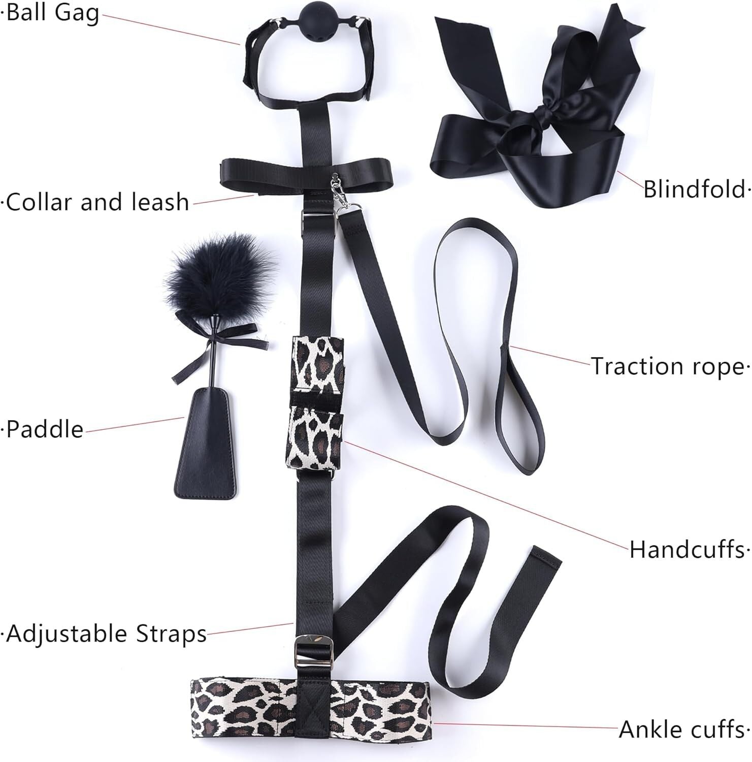 LOCKINK (Китай) БДСМ-набір LOCKINK YEAHWOW Armbinder Restraint Set Black