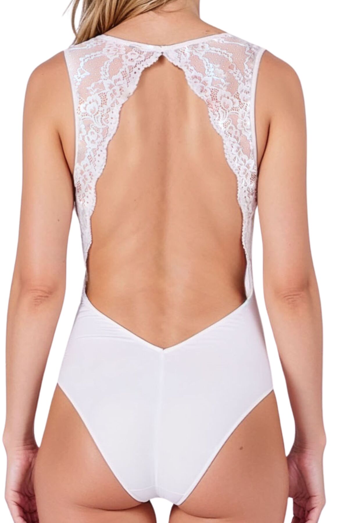 Passion (Польща) Боді Passion EVALIE BODY white L