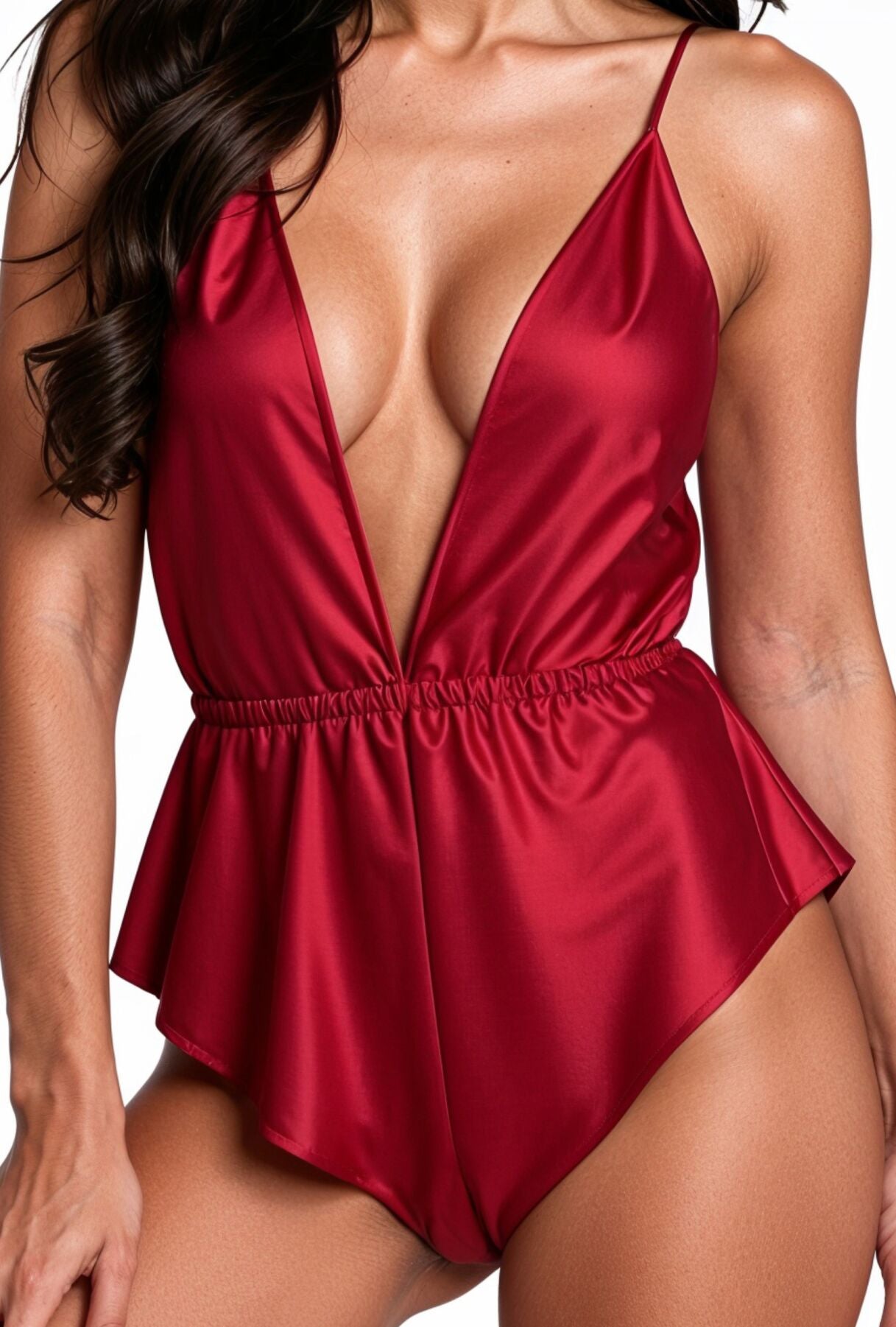 Passion (Польща) Боді Passion SENSIE BODY burgundy M