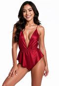 Passion (Польща) Боді Passion SENSIE BODY burgundy XL
