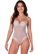 Passion (Польща) Боді Passion ZOVEL BODY light grey XL