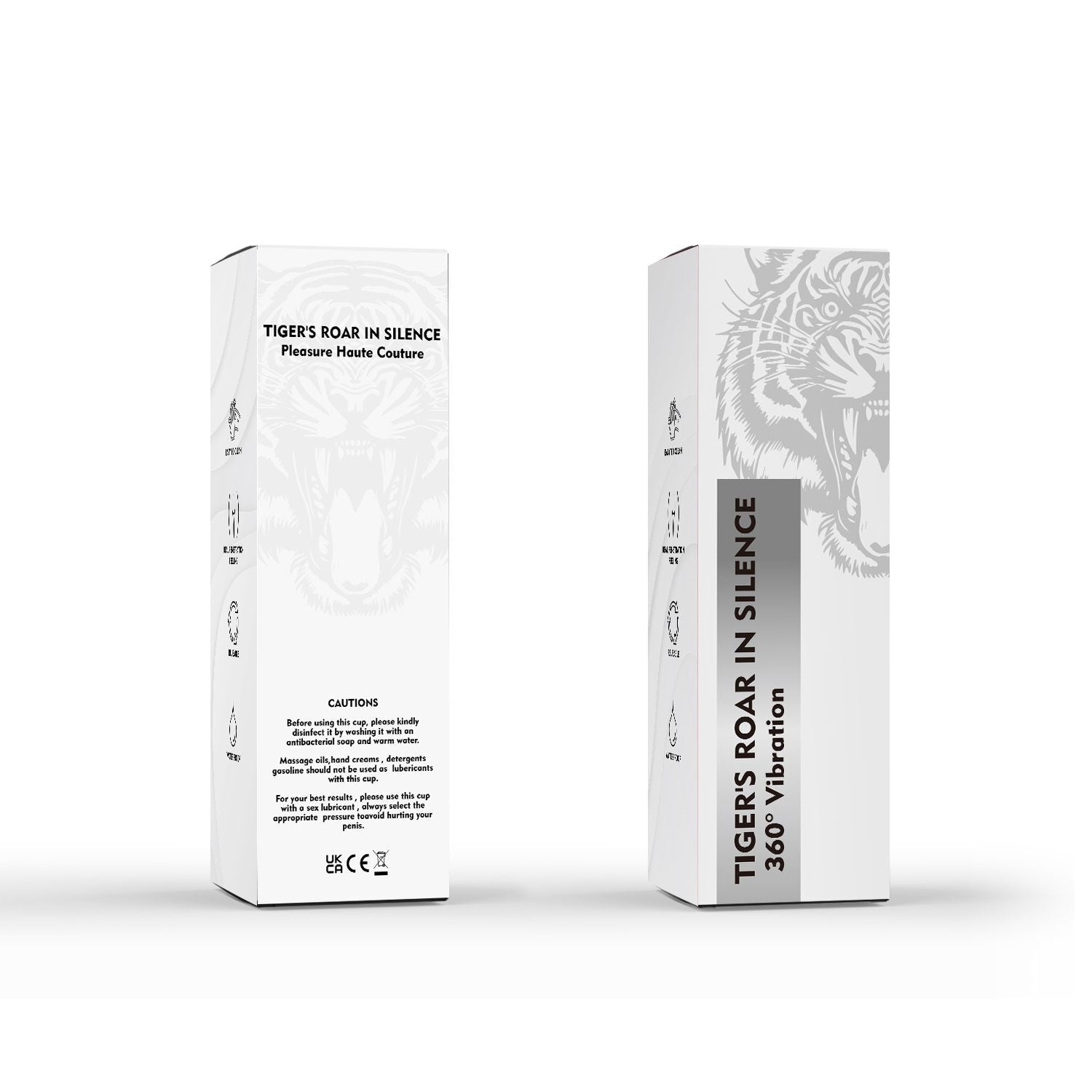 Men Powerup (Китай) Мастурбатор Men Powerup TIGER'S ROAR IN SILENCE 360 Vibration