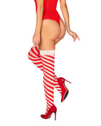 Панчохи Obsessive Kissmas stockings
