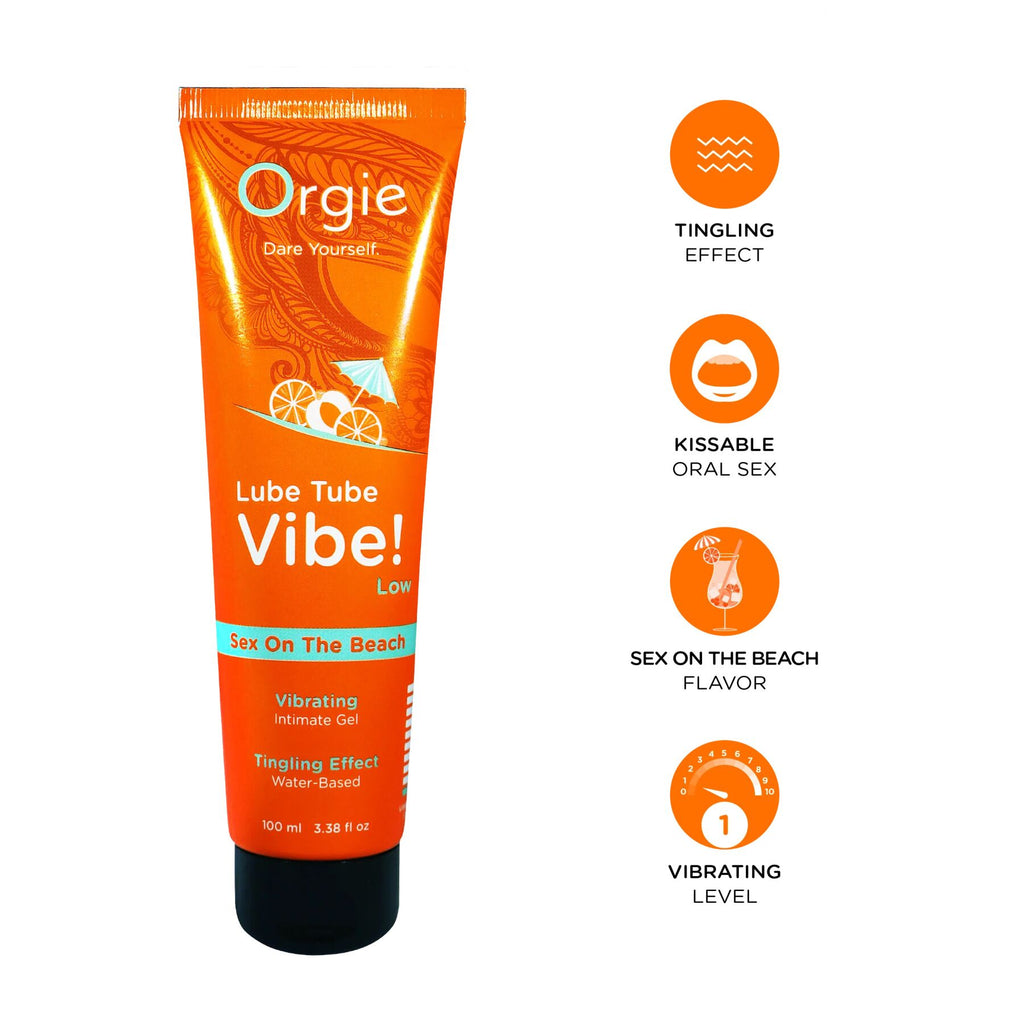 Orgie (Бразилія-Португалія) Вібролубрикант Orgie Lube Tube Vibe! Sex On The Beach 100 мл