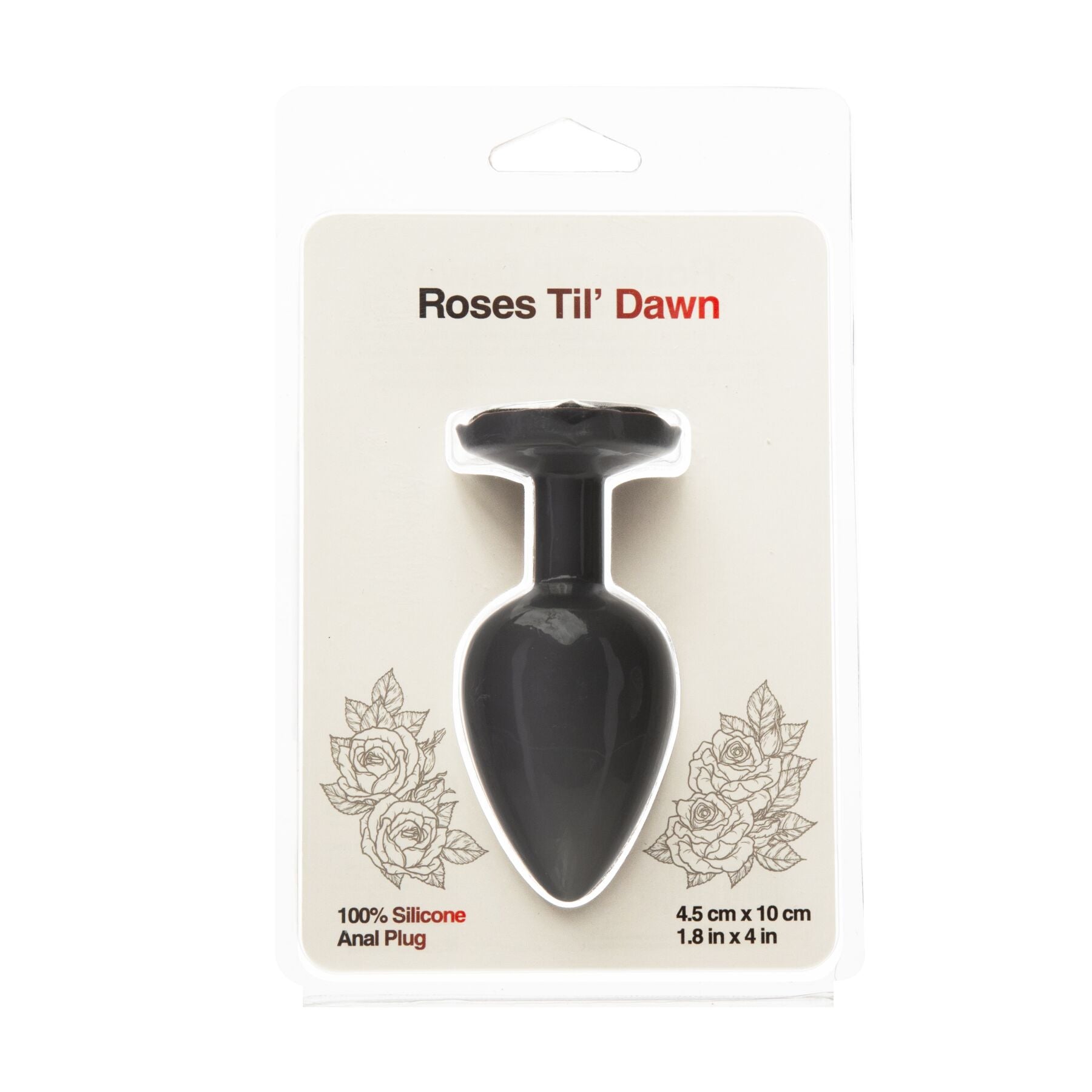 Анальна пробка BMS Roses Til’ Dawn Silicone Anal Plug Large