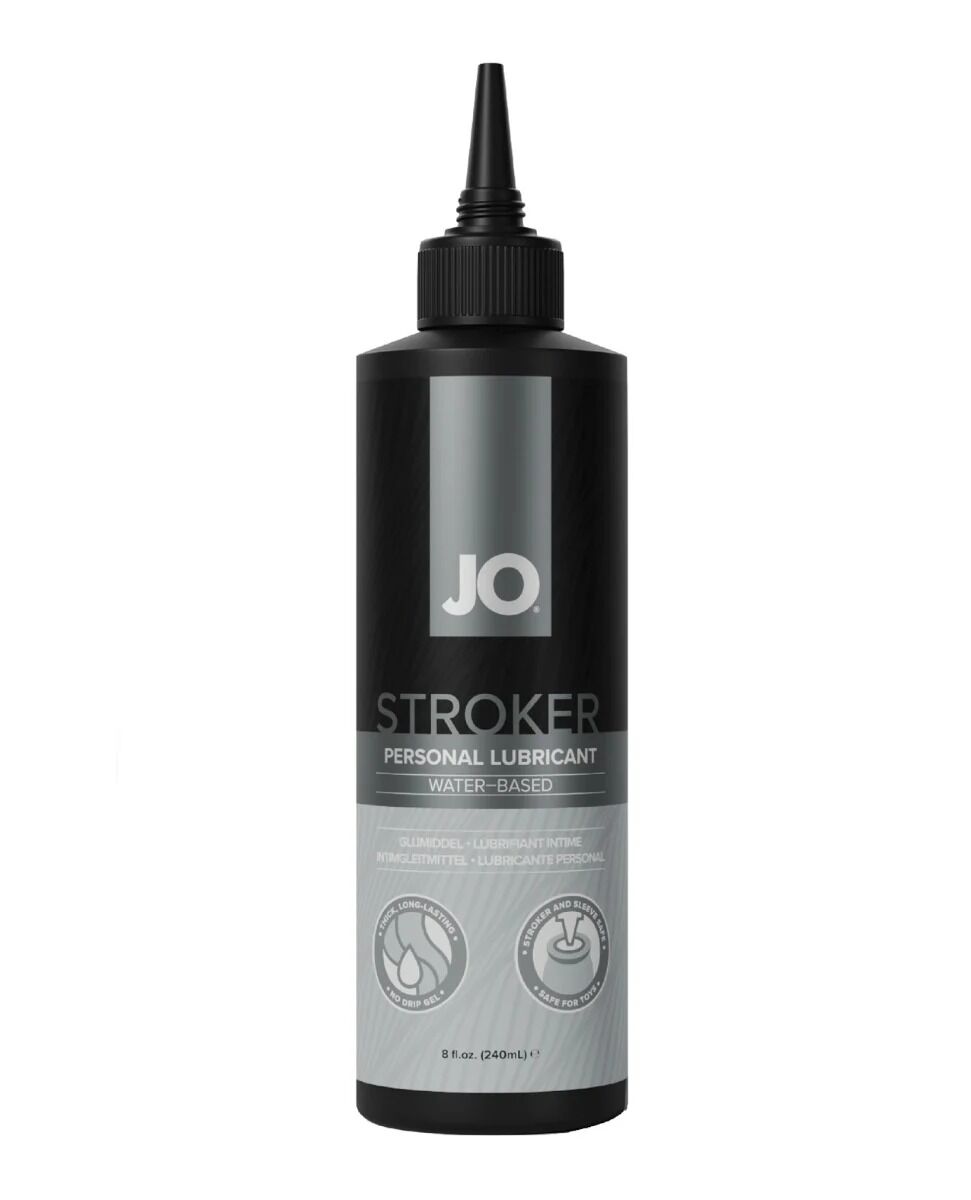 JO (США) Лубрикант для мастурбаторів JO Stroker Lubricant 240 мл, на водній основі, густий, з аплікатором