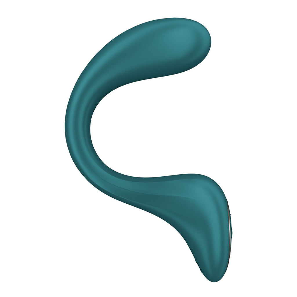 Вагінально-кліторальний вібратор Satisfyer G for Goddess 2 Bottle Green, 2 мотори