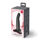 Фалоімітатор Fun Factory LIMBA FLEX M Black, гнучкий, з ефектом пам’яті, підходи