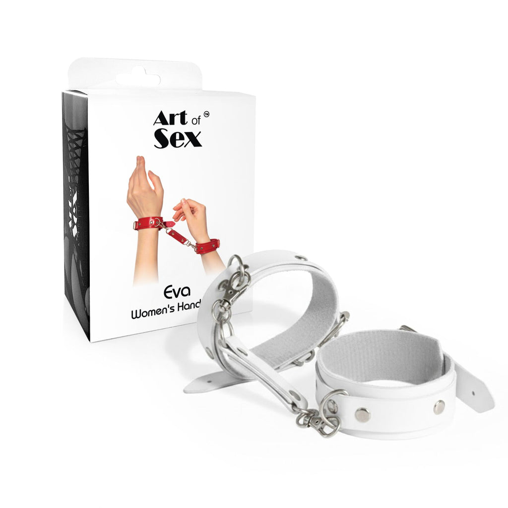 Art of Sex (Україна) Наручники із екошкіри Art of Sex - Eva, колір білий