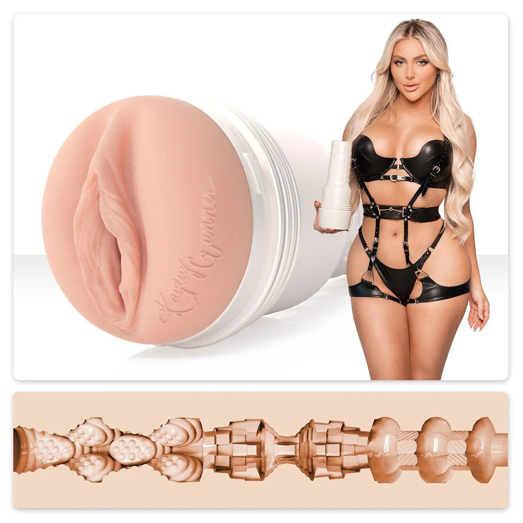 Fleshlight (США) Мастурбатор Fleshlight Girls: Kayley Gunner Fully Loaded, зі зліпка вульви моделі, дуже ніжний