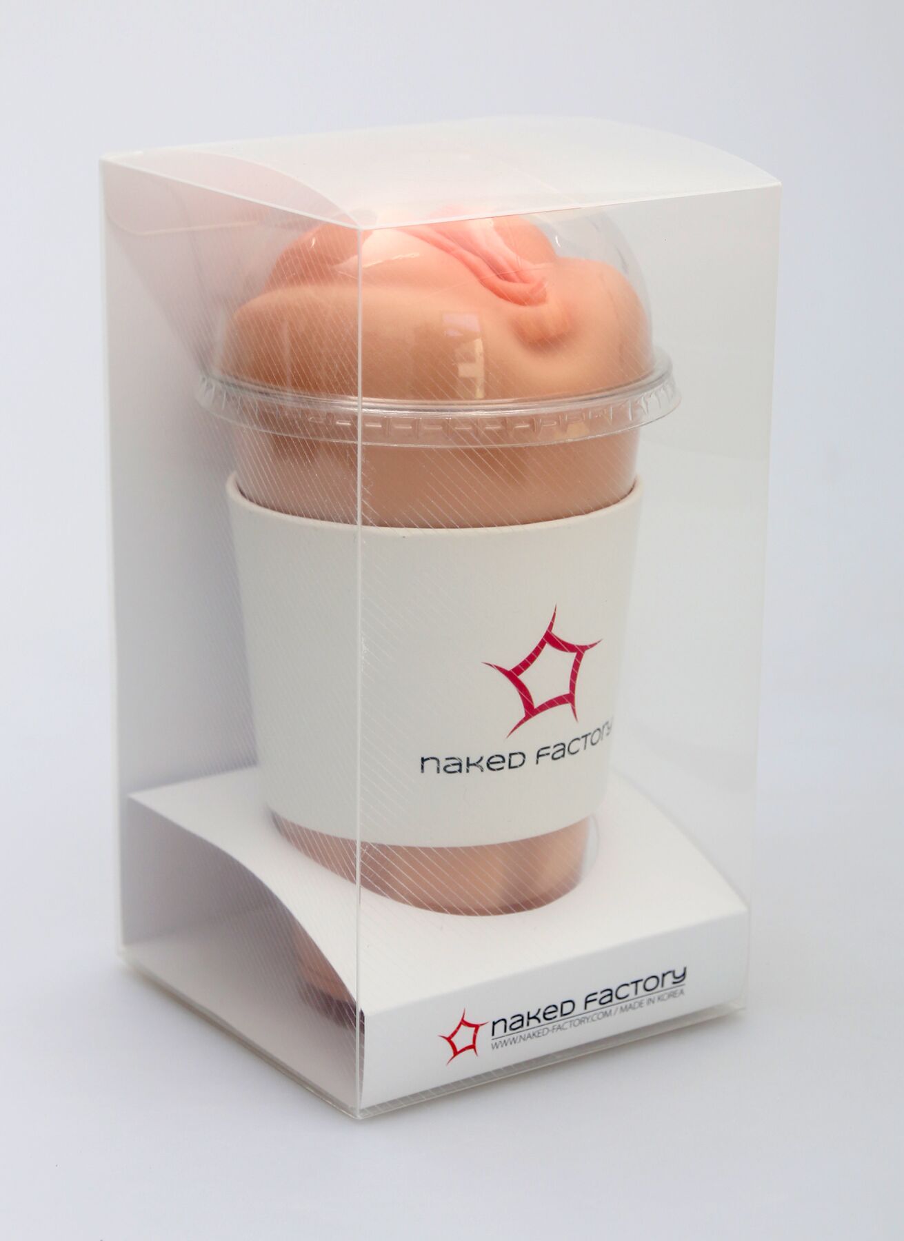 Мастурбатор-вагіна Naked Factory Cup Sleeve V–2, наскрізний