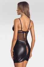 Сорочка Obsessive Dominna chemise & thong L/XL
