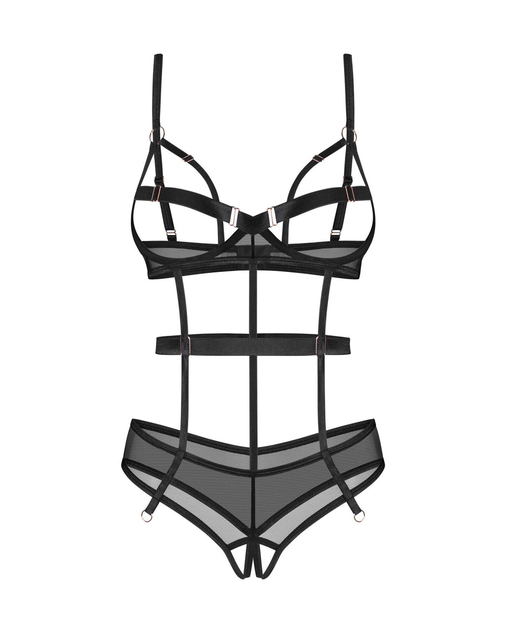 Obsessive (Польща) Боді Obsessive Euridia crotchless teddy XS/S