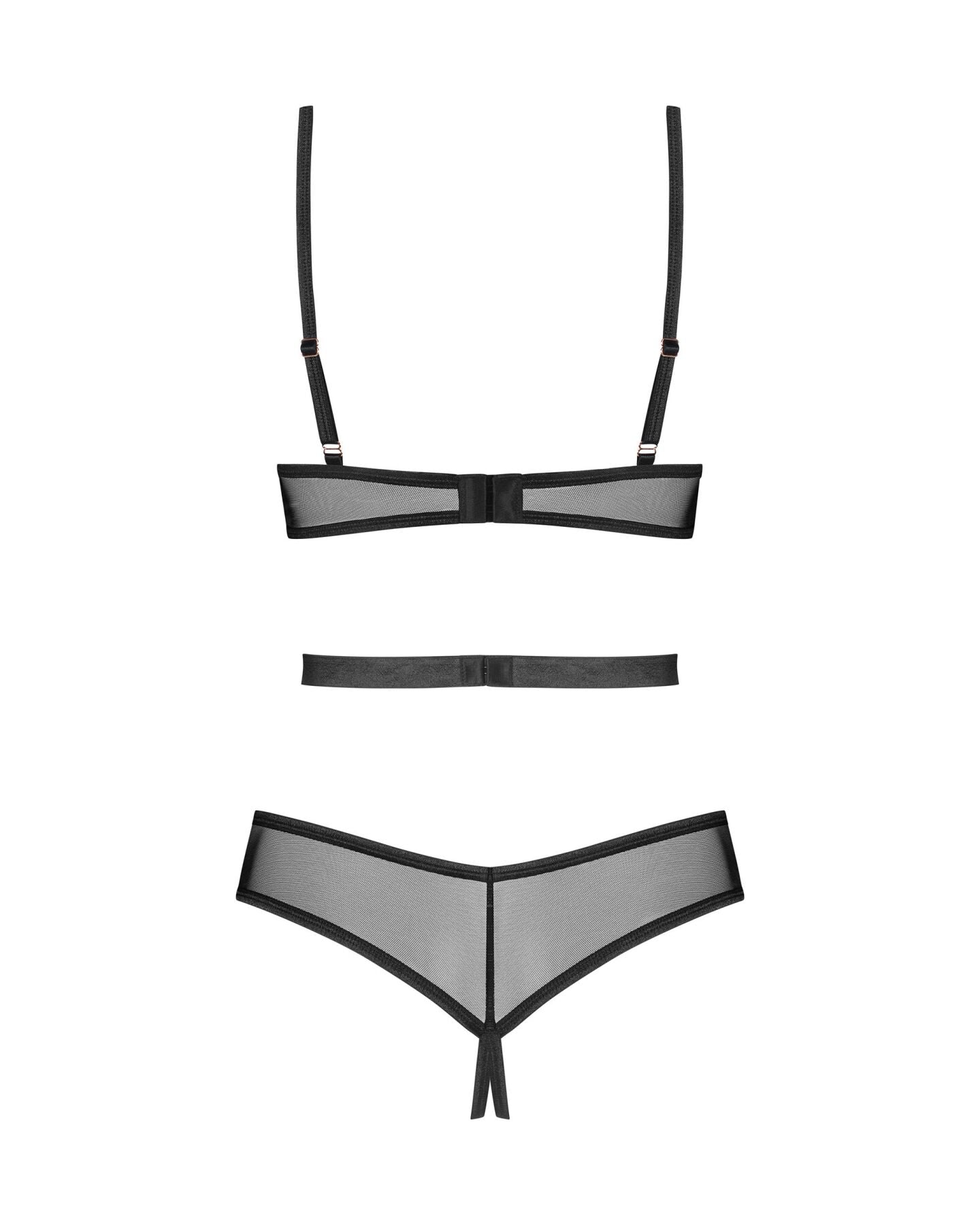 Obsessive (Польща) Боді Obsessive Euridia crotchless teddy M/L