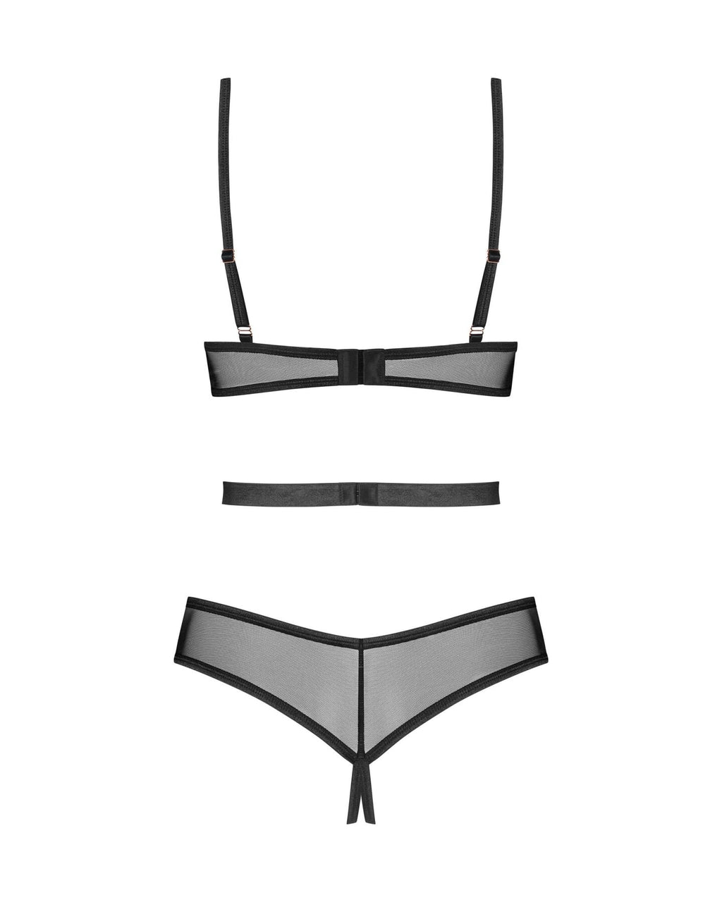 Боді Obsessive Euridia crotchless teddy M/L