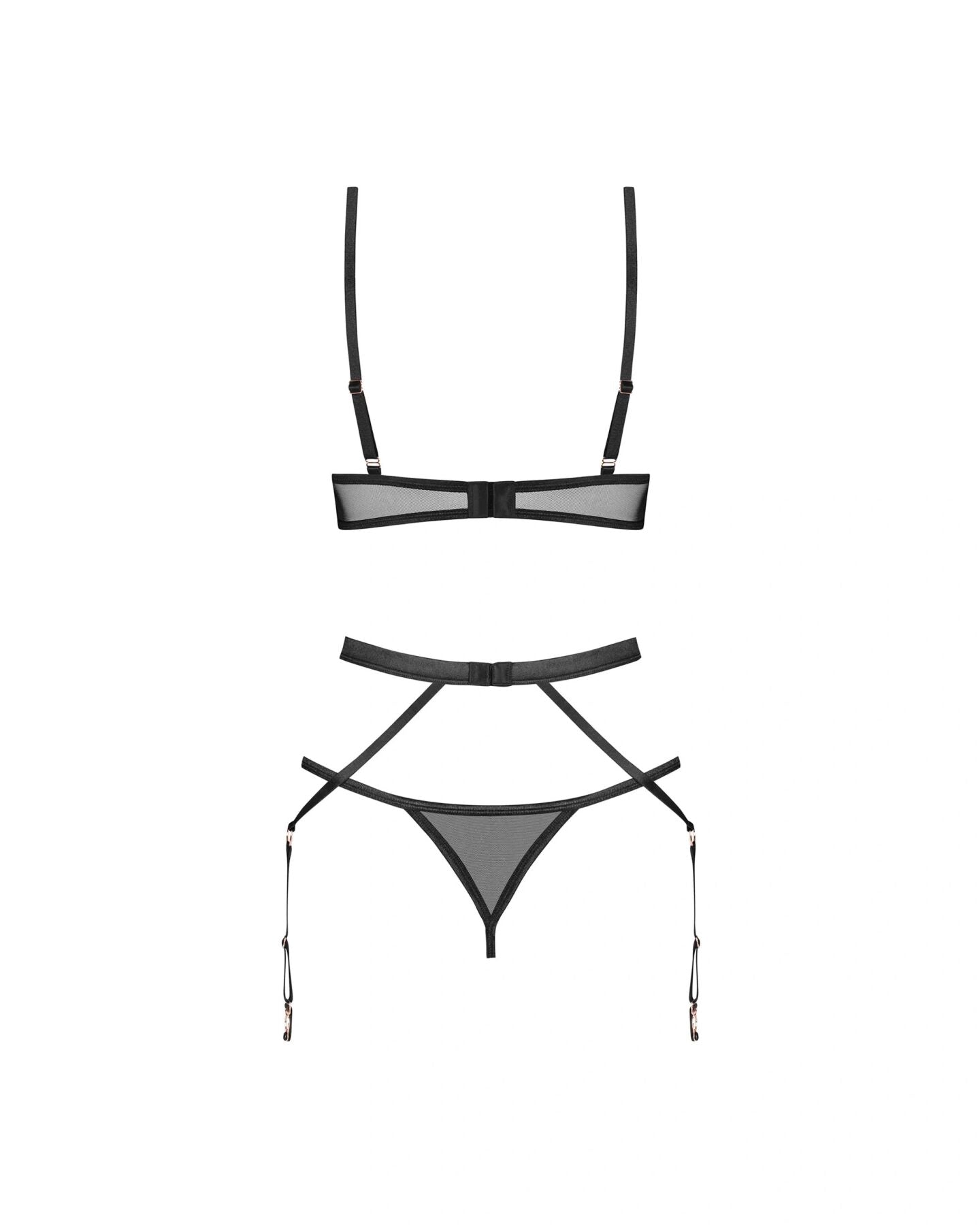 Obsessive (Польща) Комплект Obsessive Euridia 3-pcs set XL/2XL