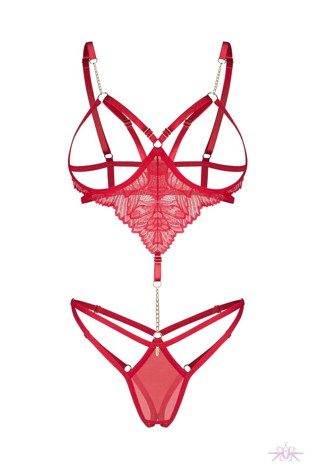 Obsessive (Польща) Боді Obsessive Matildea crotchless teddy L/XL