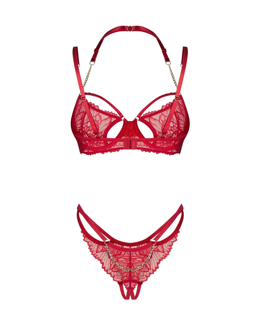 Комплект Obsessive Matildea 2-pcs crotchless set S/M