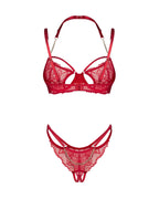 Комплект Obsessive Matildea 2-pcs crotchless set S/M