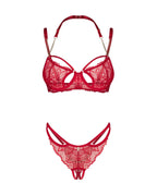 Комплект Obsessive Matildea 2-pcs crotchless set S/M
