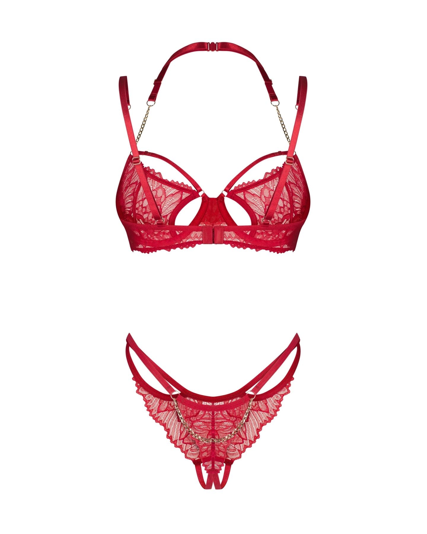 Obsessive (Польща) Комплект Obsessive Matildea 2-pcs crotchless set L/XL