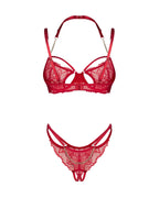 Комплект Obsessive Matildea 2-pcs crotchless set 2XL/3XL