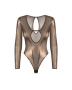 Боді Obsessive Soranna long-sleeved teddy S/M