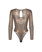 Боді Obsessive Soranna long-sleeved teddy S/M