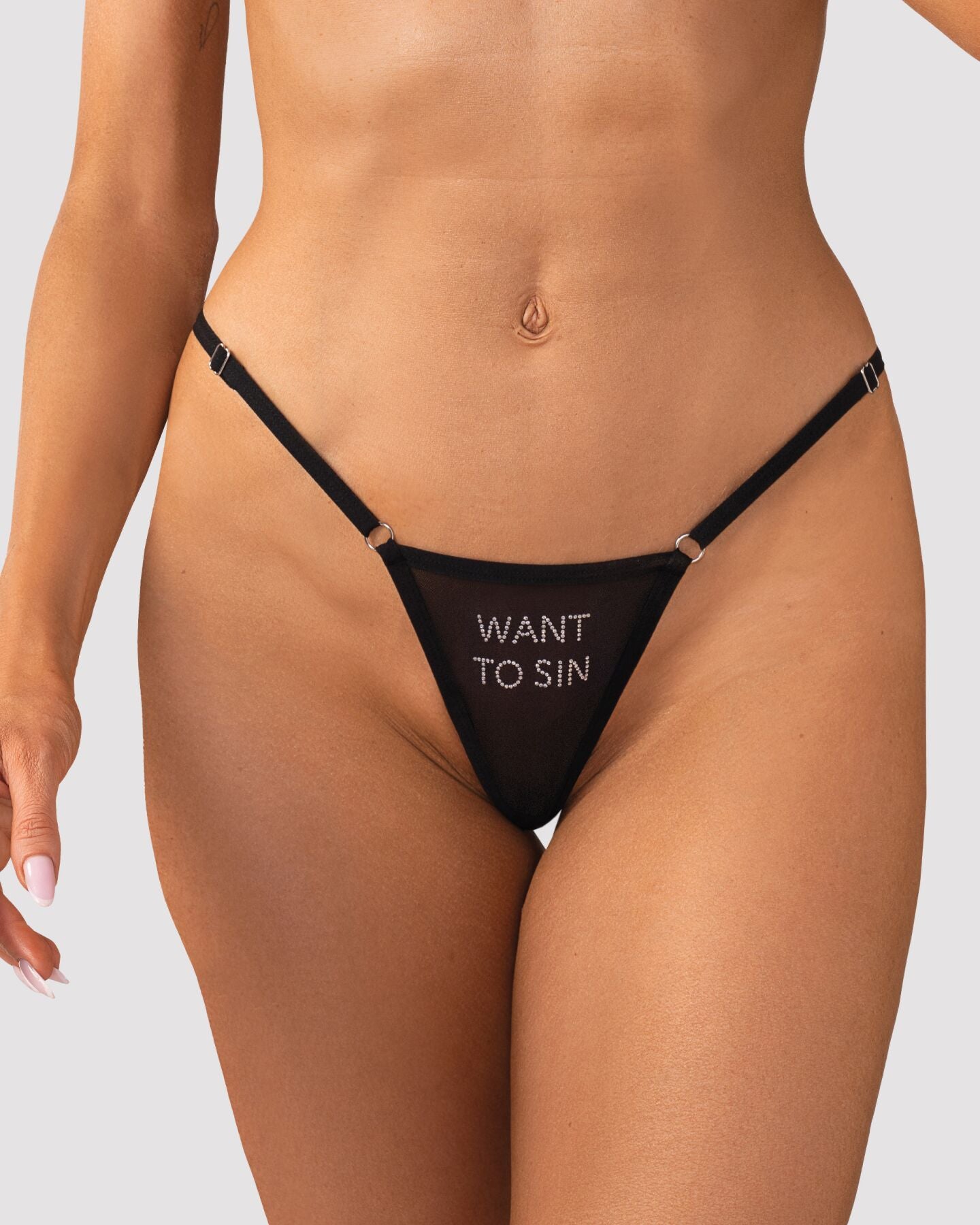 Obsessive (Польща) Набір трусиків Obsessive Violami 5-pack thong S/M