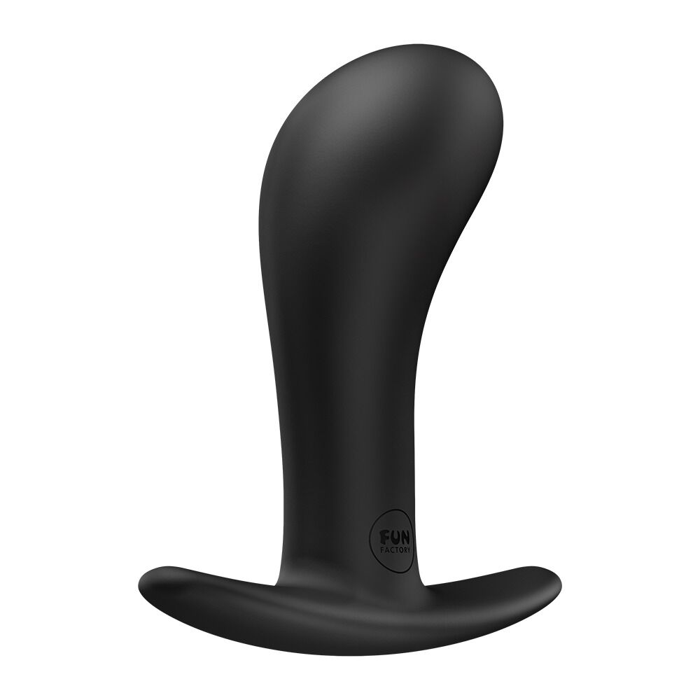 Анальна пробка Fun Factory BOOTIE L Black, діаметр 3,8 см, тонкий обмежувач
