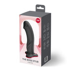 Фалоімітатор Fun Factory THE BOSS STUB Black, реалістична текстура, довжина 17,9