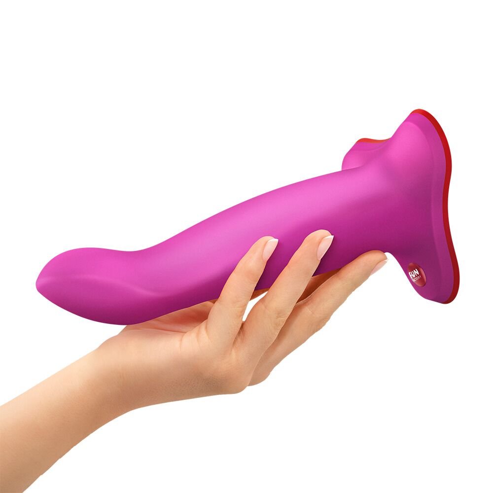 Фалоімітатор Fun Factory LIMBA FLEX L Magenta, гнучкий, з ефектом пам’яті, підхо