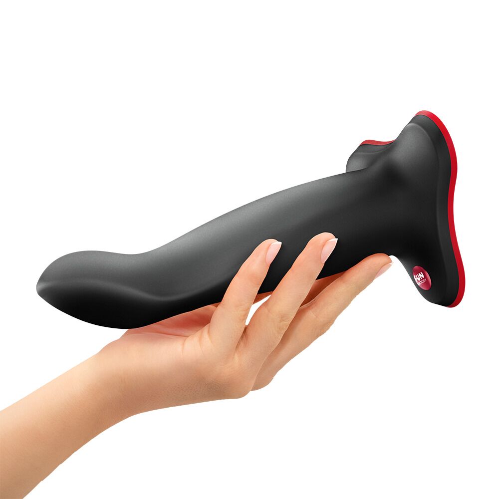 Фалоімітатор Fun Factory LIMBA FLEX L Black, гнучкий, з ефектом пам’яті, підходи