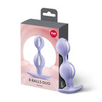 Анальні кульки Fun Factory B BALLS DUO Purple, ефект вібрації, діаметр 3,2 та 3,